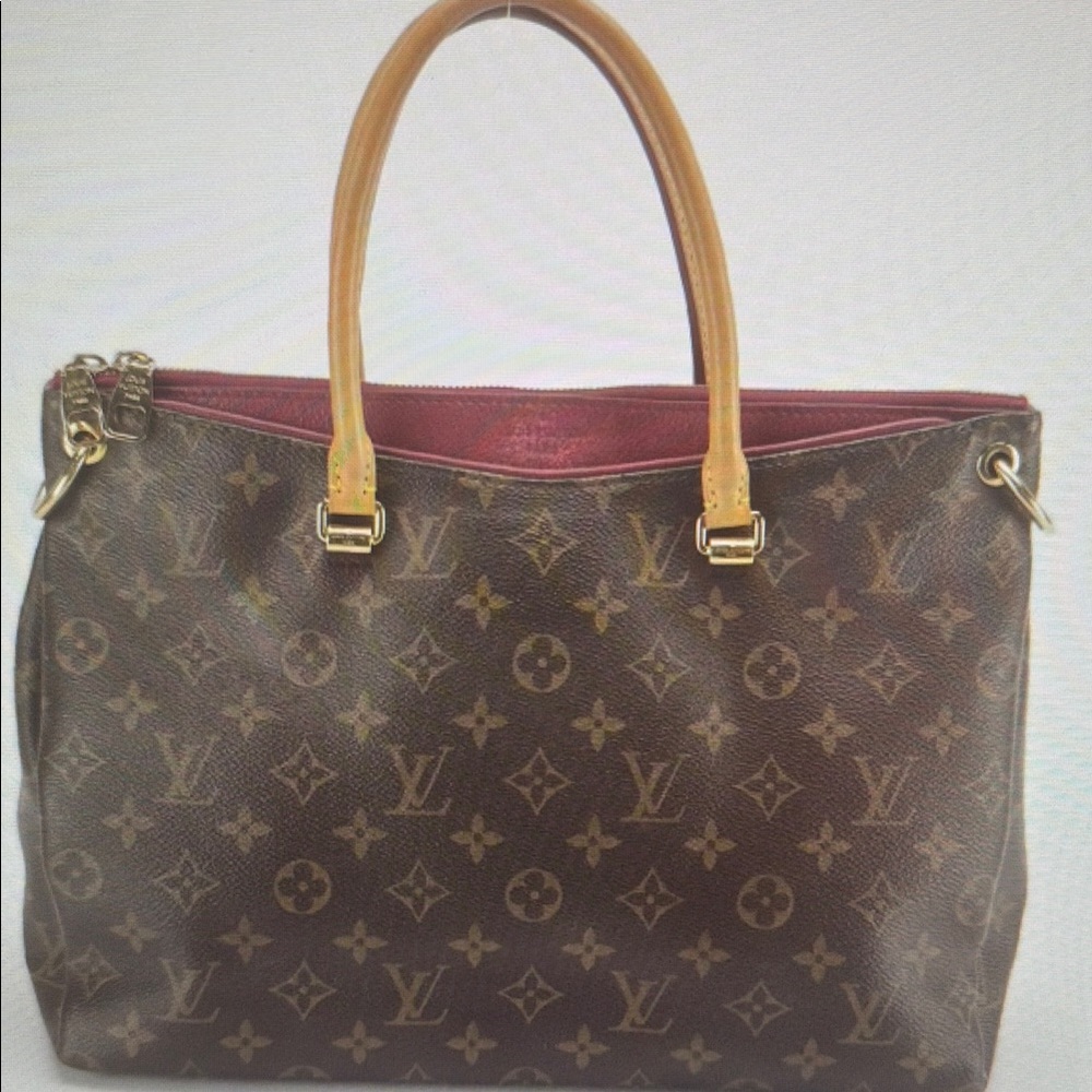 Louis Vuitton Brown Monogram Tote Bag